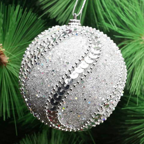 Sequins Ball Christmas Supplies Rhinestone Glitter Baubles Balls Xmas Tree Decor Ornament Christmas Decorations