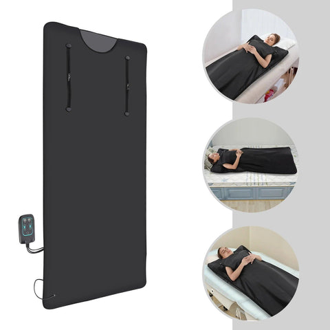 Sauna Blanket for Detoxification Portable Far Infrared Sauna For Home Relaxation Adjustable Temprature Minutes Timer