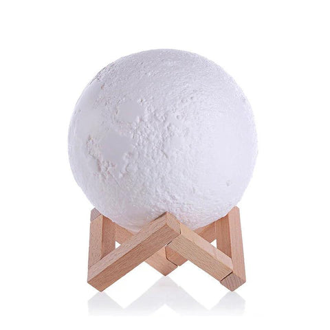 LED Night Light 3d Printing Moonlight 8 cm Bedroom Decoration Moonlight Children Christmas New Year Gift Decor Lighting Atmosphe