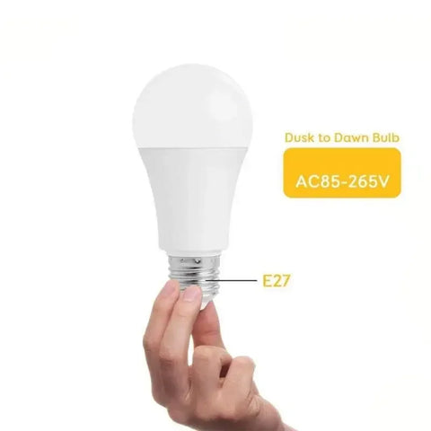 Motion Sensor Light Bulb Smart PIR LED Automatic Dusk to Dawn Bulbs Lamp led bulb E27 With adapter B22 E14 E12 to E27 dropship