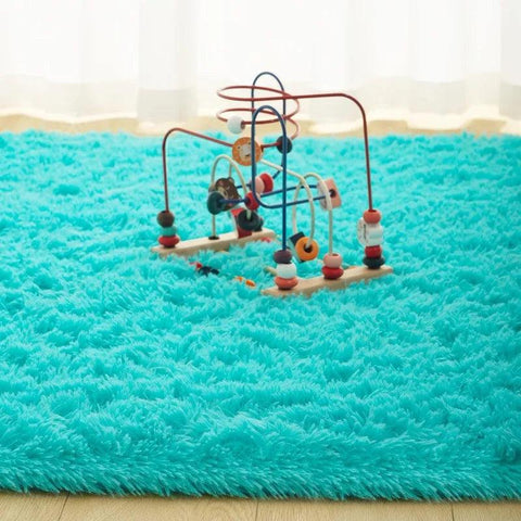 Large Area Rugs for Living Room Bedroom, Fluffy Kids Room Plush Shaggy Nursery Rug Furry Throw Carpets for Boys Girls