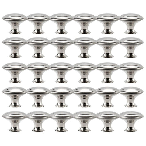 1/10/20/25Pcs Door Knobs Stainless Steel Drawer Cabinet Handles Knobs Kithcen Cupboard Pull Handles Furniture Hardware Accessory