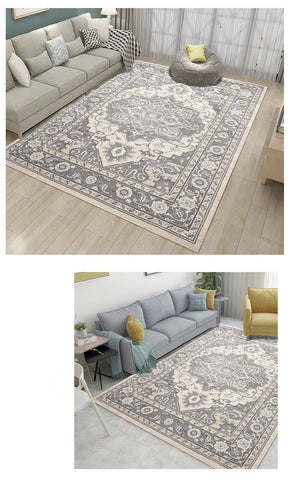 Retro Ethnic Carpets for Living Room Large Area Rugs Home Decor Hallway Boho Carpet Moroccan Bedroom Beside Floor Mat Luxury