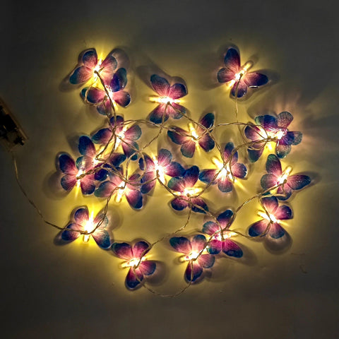 LED Butterfly light string Fairy butterfly led Lights butterfly Decorative Lighting for home Party Wedding decor supplies