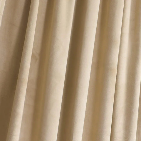 Velvet Curtains 2 Panels Set, Block Light Thermal Insulated Velour Rod Pocket Drapes for Bedroom and Living Room