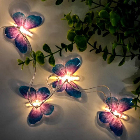 LED Butterfly light string Fairy butterfly led Lights butterfly Decorative Lighting for home Party Wedding decor supplies