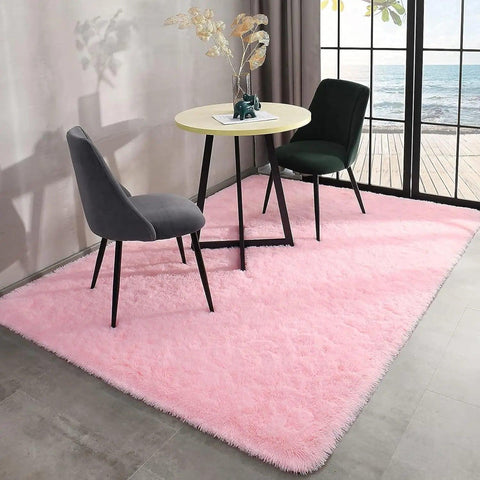 Fluffy Rugs for Bedroom Fuzzy Area Rugs for Living Room Soft Kids Carpet Non Slip Rugs for Hardwood Floors Room Decor