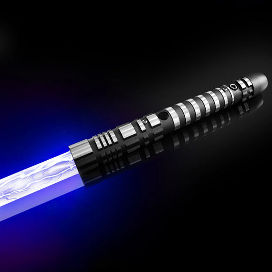 PHS Duel Metal Lightsaber,39 Inch Length-16 Color Lighting,4 Sound Modes with Impact Effects,ldeal for Boys Birthday Christmas