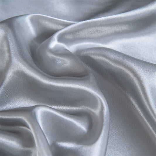 Luxury Satin Fitted Sheet High-End Solid Color Mattress Cover With Elastic Band Bed Sheet Rayon Fit Sheet