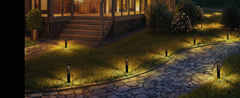 Low Voltage Landscape Lights, Unique Lighting Effects LED 172LM 3W 12-15V AC/DC, IP65, Aluminum Outdoor Driveway/Pathway Light,