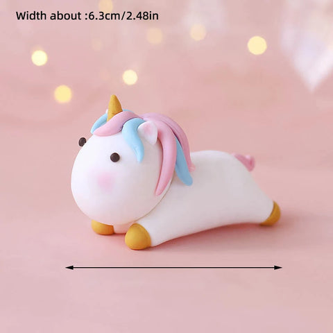 Unicorn Theme Cake Topper Happy Birthday Rainbow Stars Girl Birthday Baby Shower Party  Cake Decoration for Girl's 16th Birthday