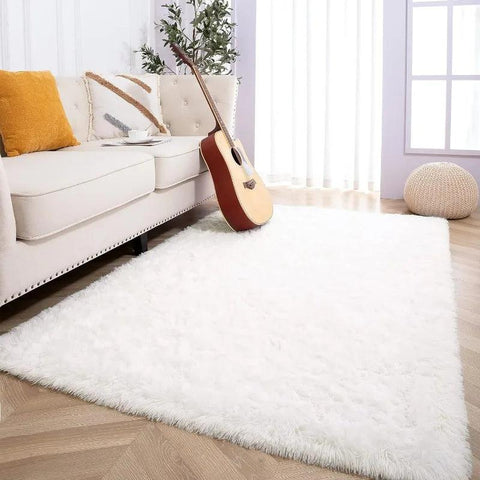 Large Area Rugs for Living Room Bedroom, Fluffy Kids Room Plush Shaggy Nursery Rug Furry Throw Carpets for Boys Girls