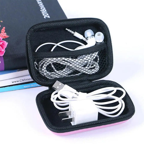 Electronic Organizer Electronic Accessories Carry Case Protective Case Storage Bag Tech Accessories Pouch for Headphones Earplug