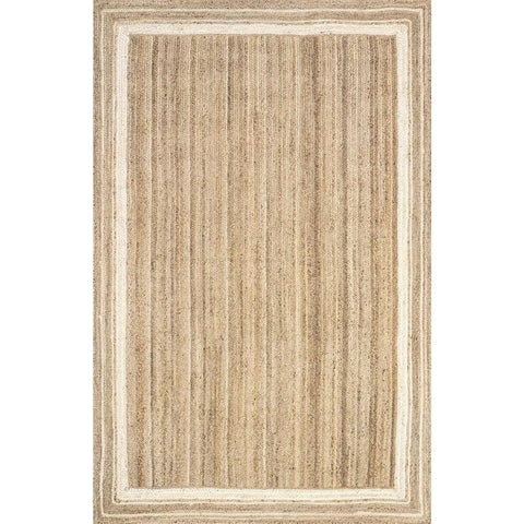 NuLOOM Rikki Coastal Braided Jute Area Rug, 5x8, Rugs for Bedroom