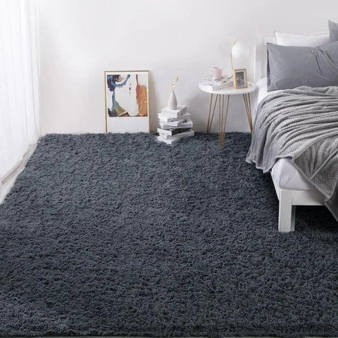 Shaggy Area Rug 9x12 Feet, Ultra Fuzzy Large Plush Faux Fur Carpet for Living Room Bedroom, Non-Skid Fuzzy Rug