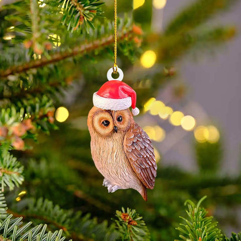 Merry Christmas Animal Acrylic Pendant Christmas Decorations For Home Christmas Ornament Xmas Happy New Year