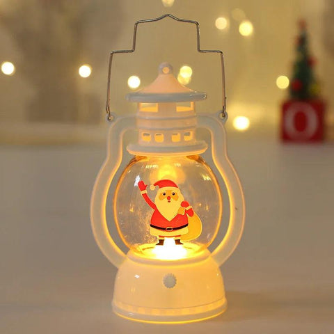 Christmas Night Light Indoor Wind Lantern Gift Decoration New Flat Interior View Christmas Window Decoration Scene Layout