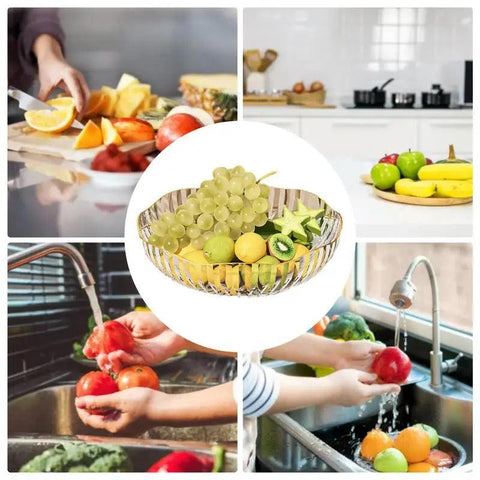 Kitchen Fruit Bowl Fruit Plate Fruit Tray Snack Tray Fruit Dish Produce Bowl Modern Table Centerpieces Fruit Serving Tray Fruit