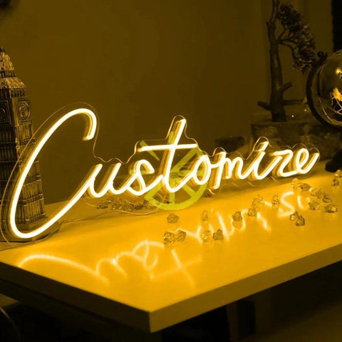 YDSL Free shipping Personalized Letters LED Light Custom Neon Sign for Bar Wedding Home Decor