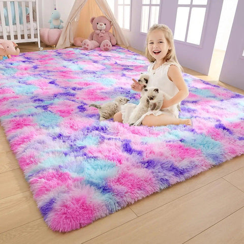 Home Large Size Plush Carpets for living room Children Bedroom Rug Decoration Thicken Rugs Play Mat for Girls Room Kids