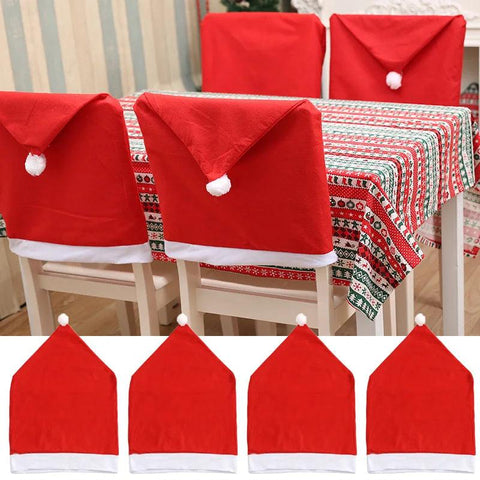 Christmas Chair Cover Christmas Decoration for Home Table Dinner Chair Back Decor 2025 New Year Party Supplies Xmas Navidad 2024