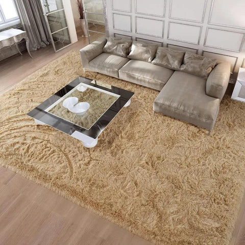 Merelax Soft Modern Indoor Large Shaggy Rug for Livingroom Bedroom Dorm Kids Room Home Decorative, Non-Slip Plush Fluffy Furry