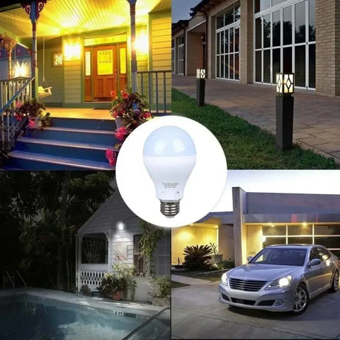 Motion Sensor Light Bulb Smart PIR LED Automatic Dusk to Dawn Bulbs Lamp led bulb E27 With adapter B22 E14 E12 to E27 dropship