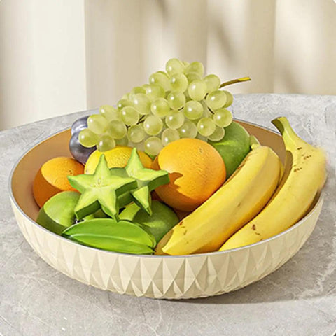 Countertop Fruit Bowl Portable Snack Tray Fruit Bowl Table Centerpiece Multipurpose Snack Platter Serving Bowls For Dormitory