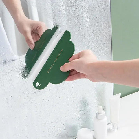 JJYY New Small Wiper Wash Basin Glass Bathroom Countertop Cleaning Brush Plate Mirror Fogging Cleaning Brush