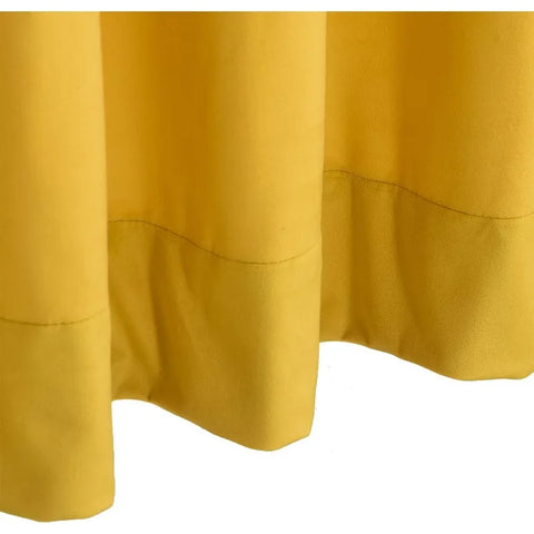 Velvet Curtains 2 Panels Set, Block Light Thermal Insulated Velour Rod Pocket Drapes for Bedroom and Living Room