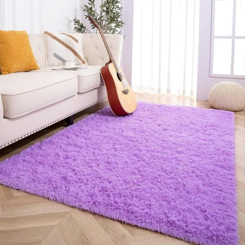 Large Area Rugs for Living Room Bedroom, Fluffy Kids Room Plush Shaggy Nursery Rug Furry Throw Carpets for Boys Girls