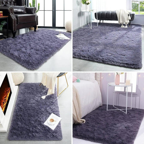 Fluffy Rugs for Bedroom Fuzzy Area Rugs for Living Room Soft Kids Carpet Non Slip Rugs for Hardwood Floors Room Decor