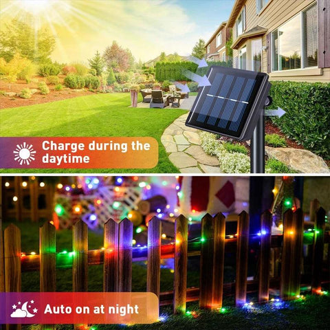 50/100/200/300LED Solar Light Outdoor Lamp String Lights For Holiday Christmas Party Waterproof Fairy Lights Garden Garland Lamp