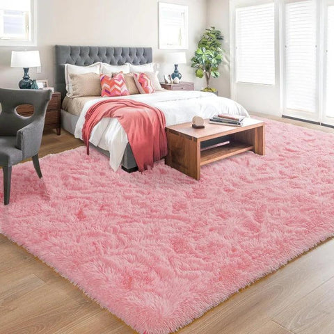 Large Area Rugs for Living Room Bedroom, Fluffy Kids Room Plush Shaggy Nursery Rug Furry Throw Carpets for Boys Girls