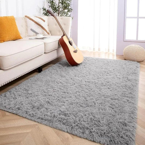 Large Area Rugs for Living Room Bedroom, Fluffy Kids Room Plush Shaggy Nursery Rug Furry Throw Carpets for Boys Girls