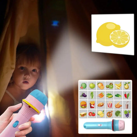 Flashlight Projector Dinosaur Slide Projector Kids Flashlight Torch Projection Light Torches Lamp Flashlight For Night Bedtime