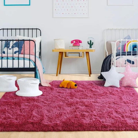 Large Area Rugs for Living Room Bedroom, Fluffy Kids Room Plush Shaggy Nursery Rug Furry Throw Carpets for Boys Girls