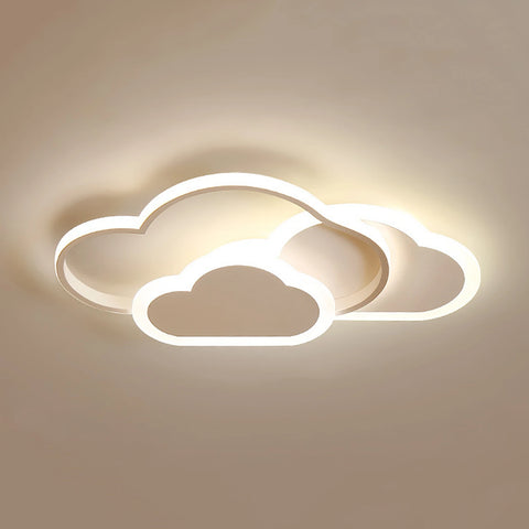 Cloud LED Ceiling Lamp 22" Modern Minimalist Lighting 52cm for Living Room Children's Room Bedroom