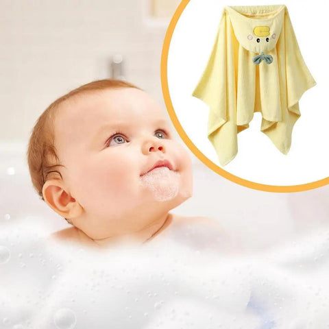 Kids Towels With Hood Duck Kids Bath Wrap With Hood Soft Large Beach Towel Bathrobe Absorbent Beach Hooded Poncho For 0-6 Years