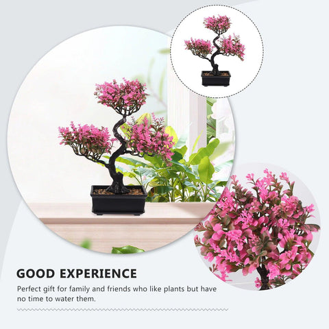 Artificial Potted Plant False Green Plants Desktop Adornments Decor Fake Bonsai Trees Flowers Decors Simulation Ornaments