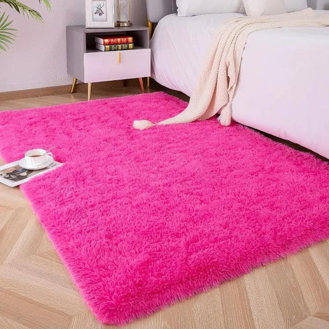 Large Area Rugs for Living Room Bedroom, Fluffy Kids Room Plush Shaggy Nursery Rug Furry Throw Carpets for Boys Girls