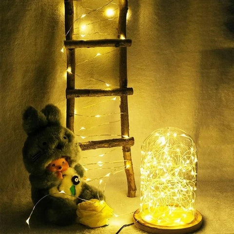 5M LED String Lights Waterproof Led Copper Wire Fairy Lights Battery Operated DIY Wedding Party Christmas Decoration Lights