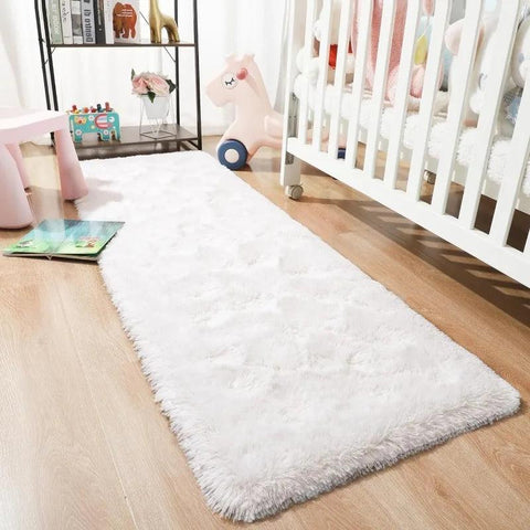 Large Area Rugs for Living Room Bedroom, Fluffy Kids Room Plush Shaggy Nursery Rug Furry Throw Carpets for Boys Girls