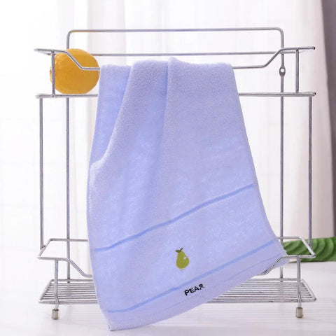 Soft Cotton Baby Bath Towel Cartoon Fruit Face Towel Newborn Infant Kids Soft Absorbent Washcloth Children Shower Towels 50x25cm