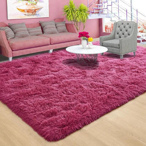 Large Area Rugs for Living Room Bedroom, Fluffy Kids Room Plush Shaggy Nursery Rug Furry Throw Carpets for Boys Girls