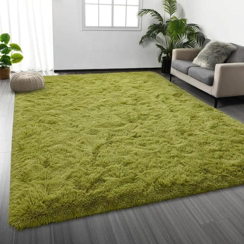 Large Shag Area Rugs, Tie-Dyed Plush Fuzzy Rugs for Living Room, Ultra Soft Fluffy Furry Rugs for Bedroom