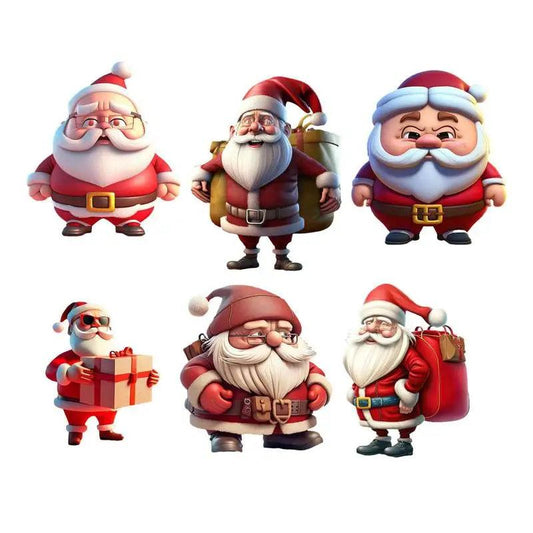 2024 Happy New Year Christmas Ornaments DI Y Xmas Gift Santa Claus Snowman Tree Pendant Doll Hang For Home Noel Natal Decoration