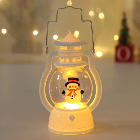 Christmas Night Light Indoor Wind Lantern Gift Decoration New Flat Interior View Christmas Window Decoration Scene Layout