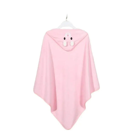 Children's Towel Cloak Quick-Drying Coral Velvet Robe Cartoon Cape Baby Darling Hooded