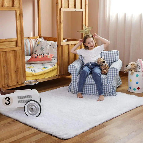 Fluffy Large Carpet for Living Room Decor Rugs Thick Plush Carpet For Bedroom Large Area Rug Crawling Mat For Baby Kids